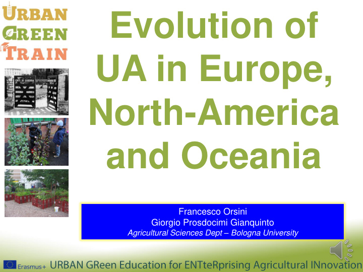 evolution of ua in europe north america and oceania
