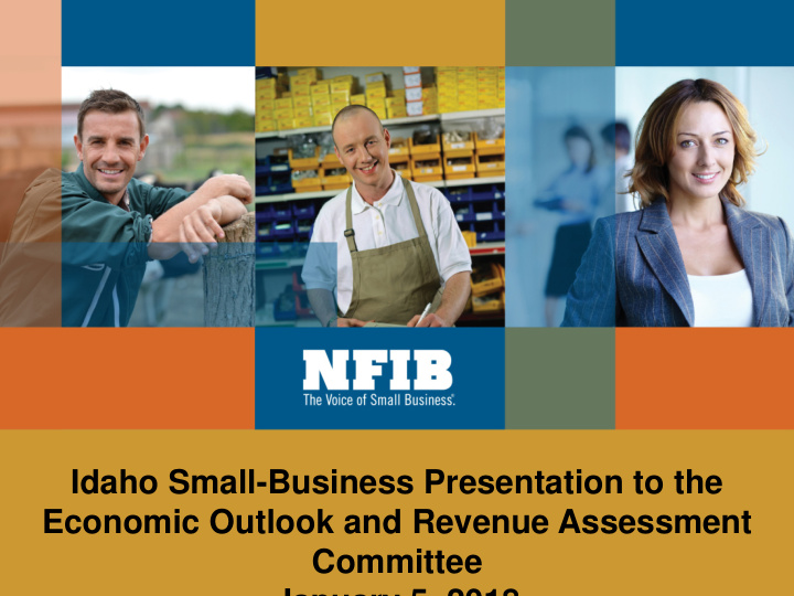 idaho small business presentation to the economic outlook