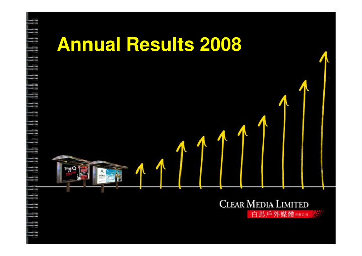 annual results 2008 forward forward looking statements