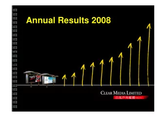 Annual Results 2008  Forward  Forward-  -looking statements  looking statements  This  This