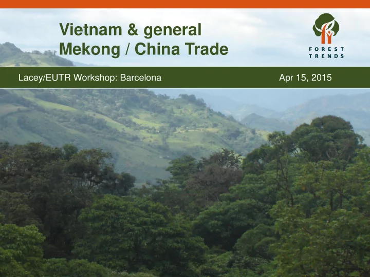 mekong china trade