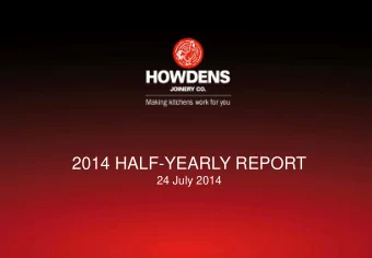 2014 HALF-YEARLY REPORT  24 July 2014  Matthew Ingle  Chief Executive Officer  A successful