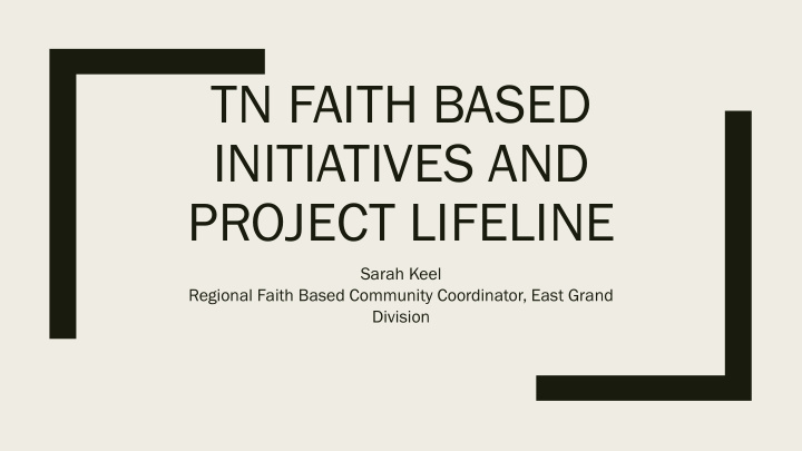 tn faith based