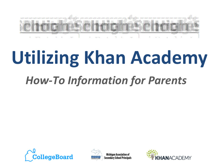 utilizing khan academy