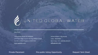 United Global-A Rg Shares  2nd Floor, Regis House, 45 King William Street,  Valor: 38994588