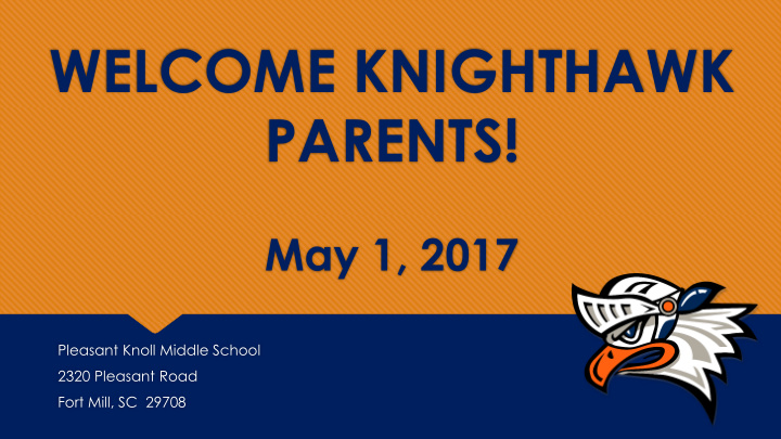 welcome knighthawk parents