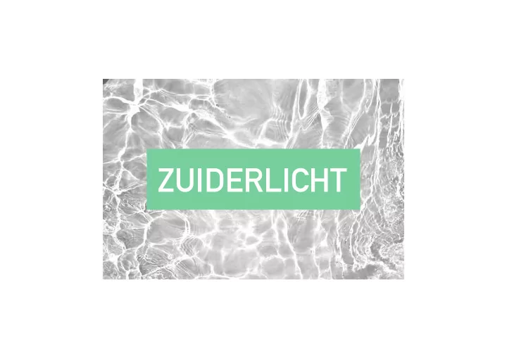 zuiderlicht where we left off making rainwater visible