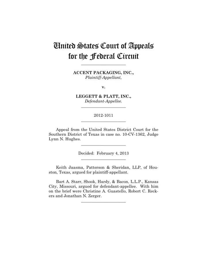 united states court of appeals for the federal circuit
