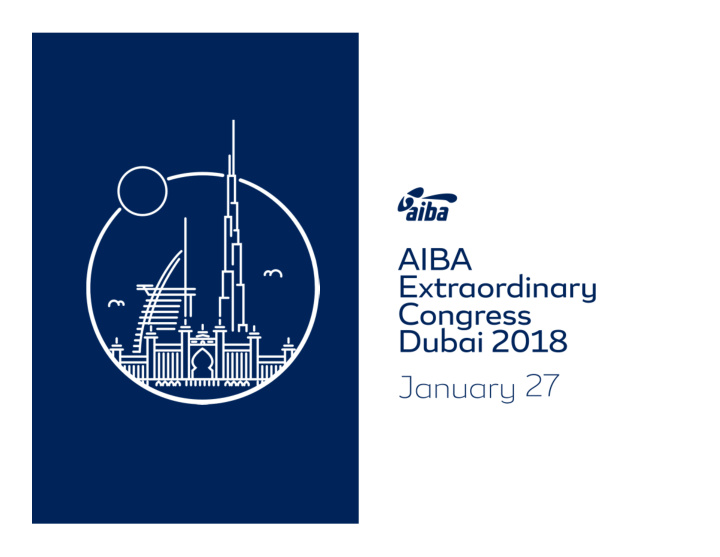 aiba congress moscow 2018 november 2 3 2018 aiba congress