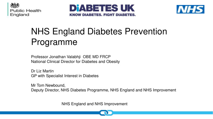 nhs england diabetes prevention