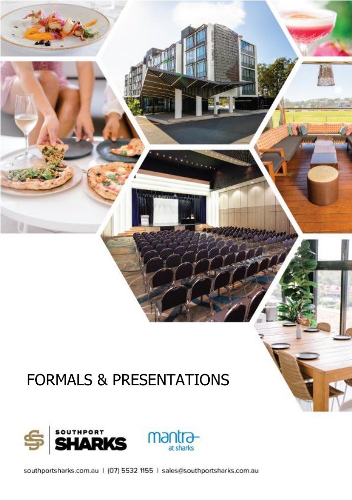 formals presentations