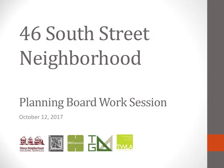 46 south street neighborhood