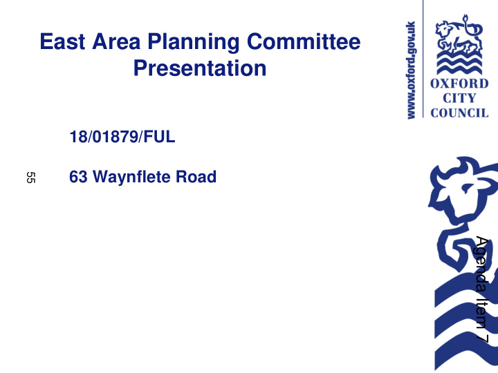 east area planning committee presentation