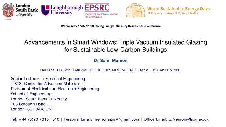 advancements in smart windows triple vacuum insulated