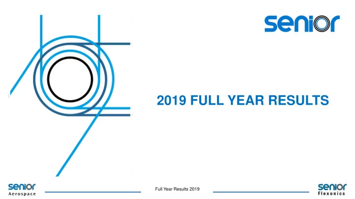 2019 full year results