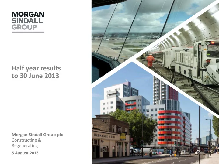 half year results