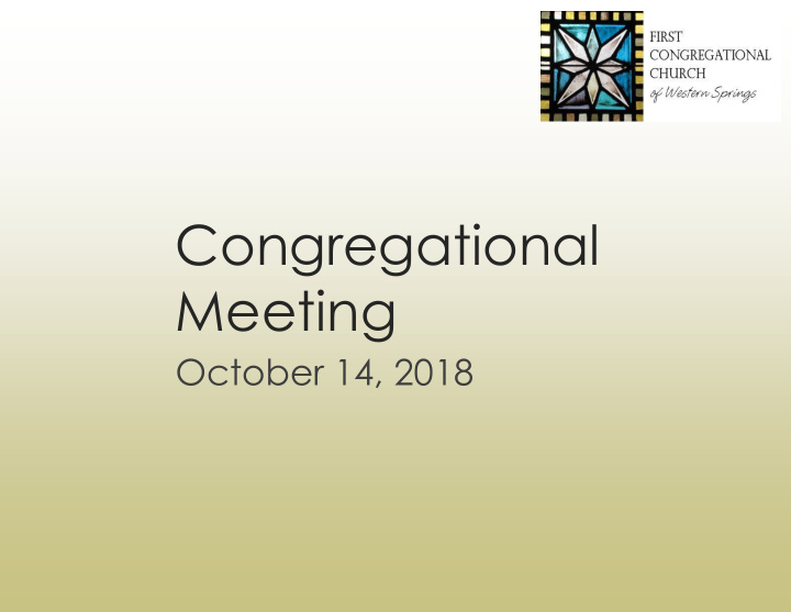 congregational