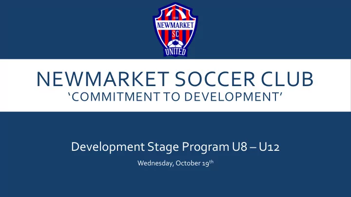 newmarket soccer club