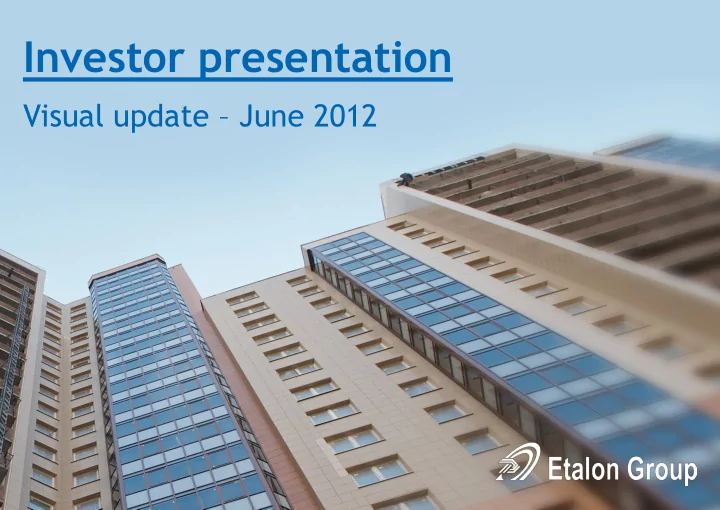investor presentation