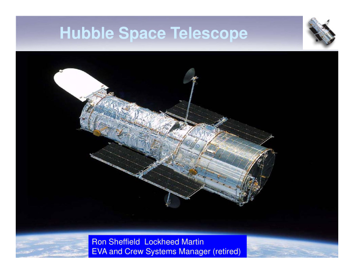 hubble space telescope