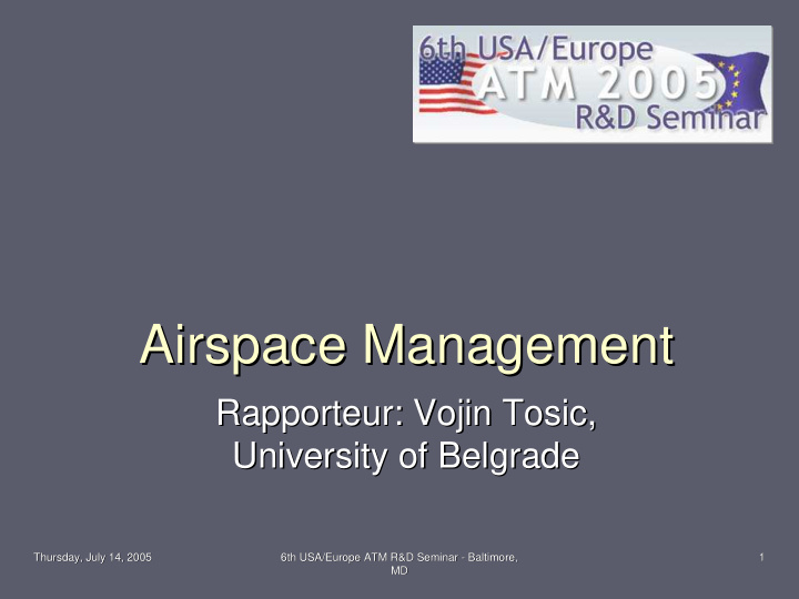 airspace management airspace management