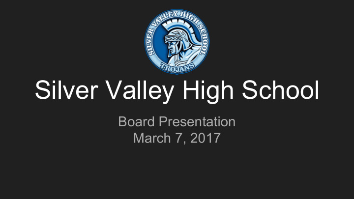 silver valley high school