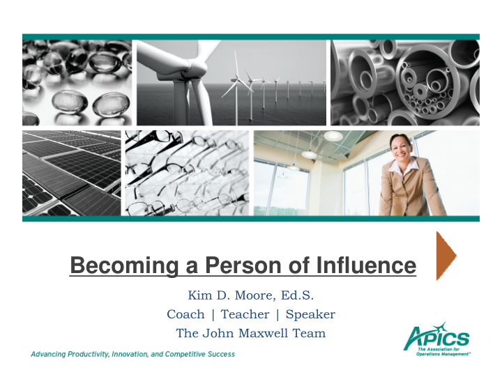 becoming a person of influence