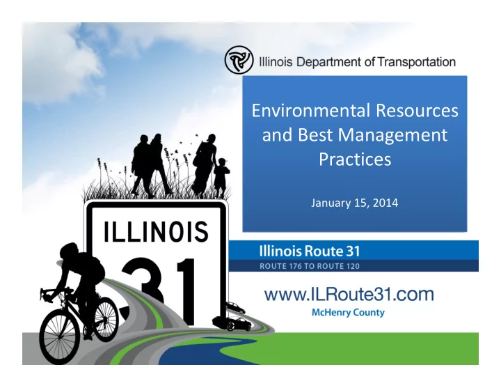 environmental resources and best management practices