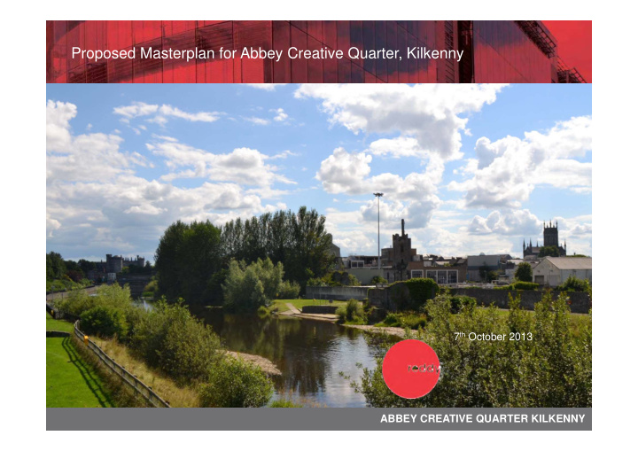 proposed masterplan for abbey creative quarter kilkenny