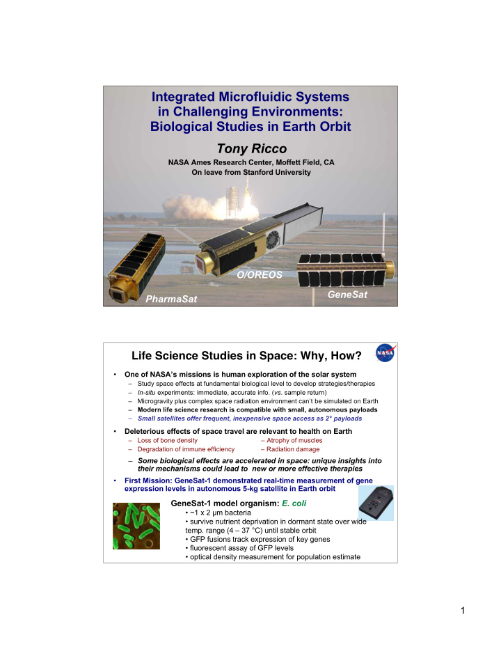 integrated microfluidic systems in challenging