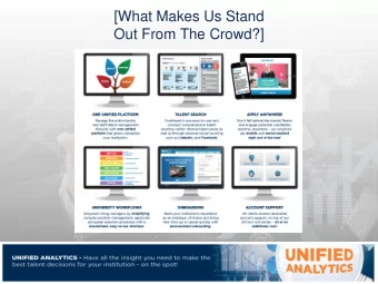 Out From The Crowd?]  [Full Talent Management Lifecycle]  Some of our education clients [ Higher