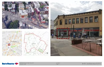 B+W Architecture D.P.C.  Sidewalk ramp  Page  INDEX  1 - EXISTING CONDITIONS IN COLOR PHOTOS.  PAGE