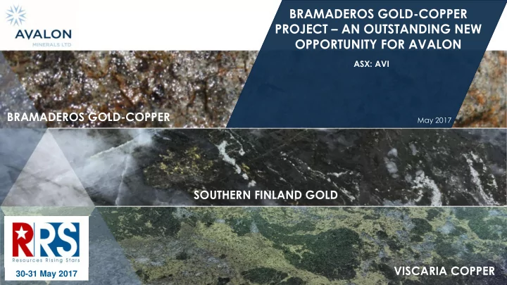 bramaderos gold copper project an outstanding new
