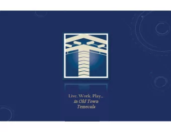 THE TRUAX HOTEL Live. Work. Play   in Old Town  n  Temecula  Presented by Truax Development