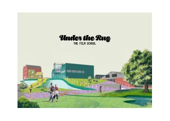 Under the Rug  the film school  Key Strategy Image  Library/ Cinema  Classroom block  Workshops/