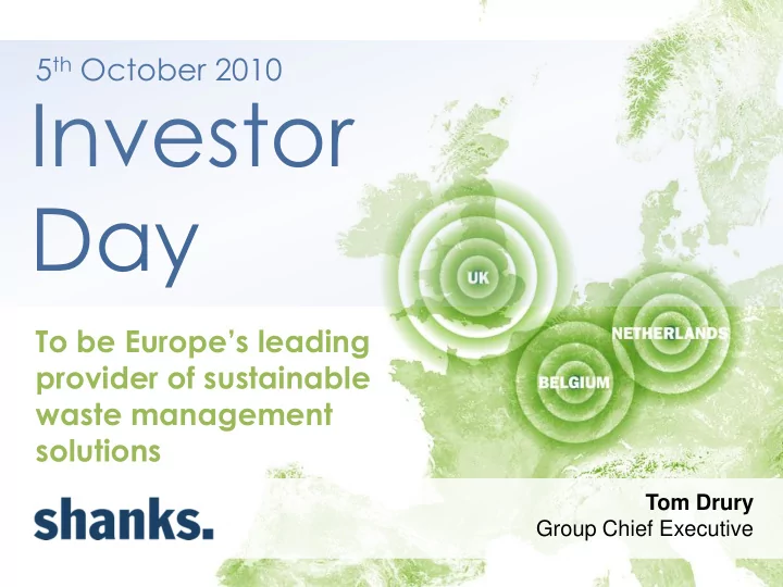 investor day
