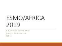 esmo africa 2019