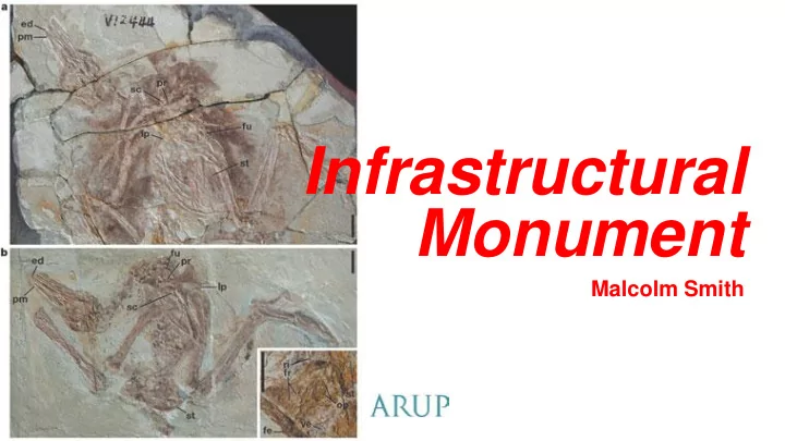 infrastructural monument