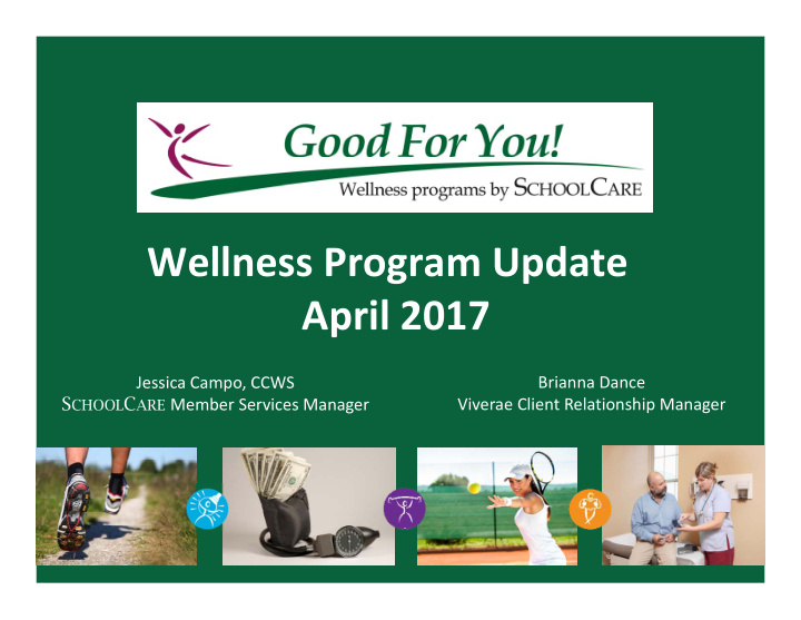 wellness program update april 2017