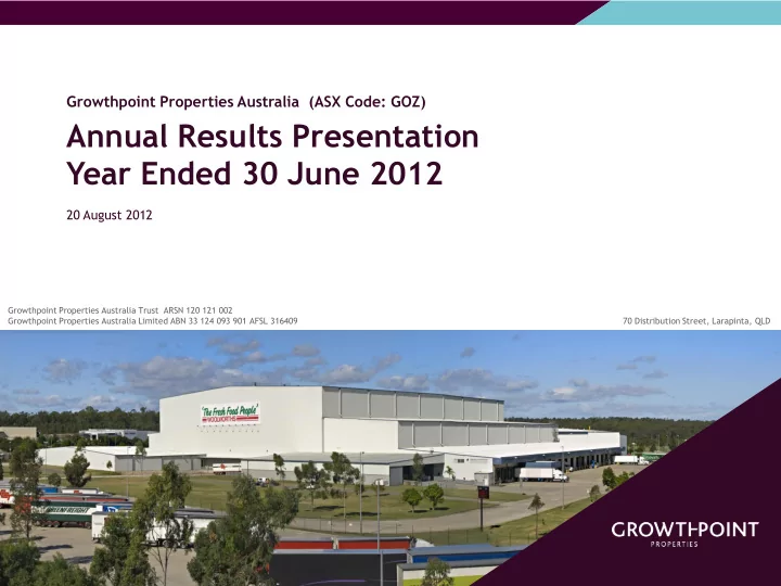 year ended 30 june 2012