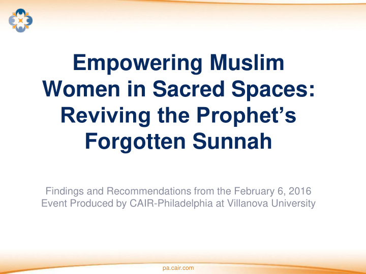 women in sacred spaces