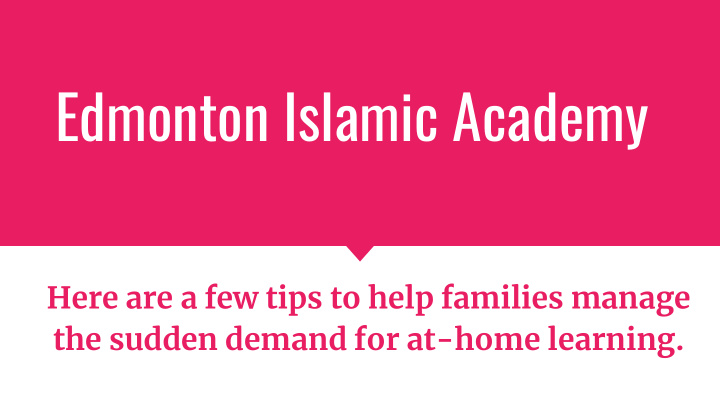 edmonton islamic academy