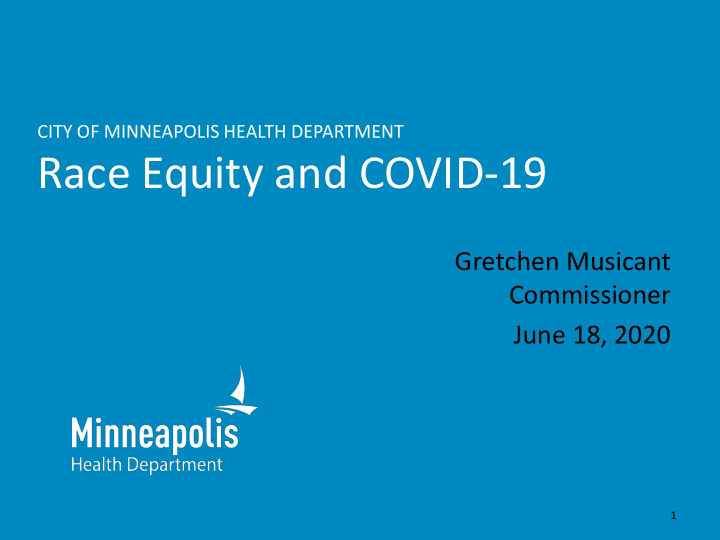 race equity and covid 19