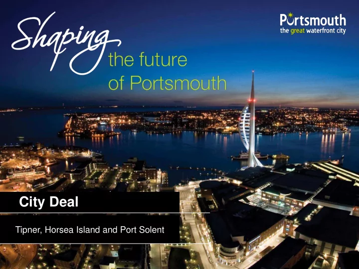 city deal