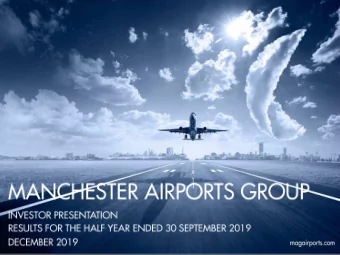 Introduction  Neil Thompson  mpson  Chief Financial Officer, MAG  Andr  drew  ew Cowan  an  Chief