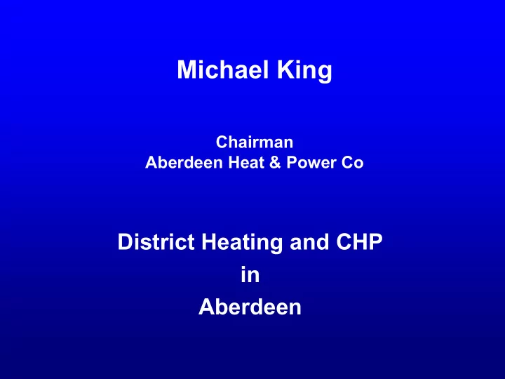 michael king