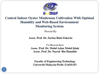 Control Indoor Oyster Mushroom Cultivation With Optimal  Humidity and Web-Based Environment