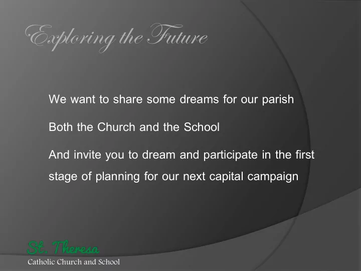 exploring the future