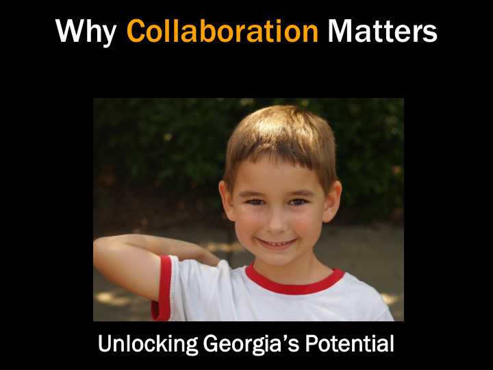 why collaboration matters