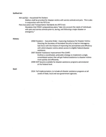 Pets Evacuation and Transportation Standards Act From Wikipedia, the free encyclopedia The Pets